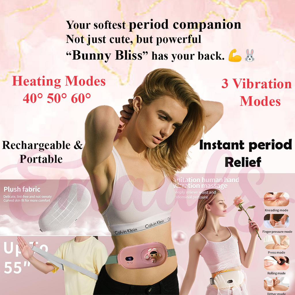 Bunny Bliss™ – Compact Heating Pad for Cramps & Period Pain
